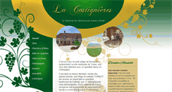 Desktop Screenshot of la-costignieres.com