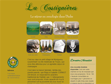 Tablet Screenshot of la-costignieres.com